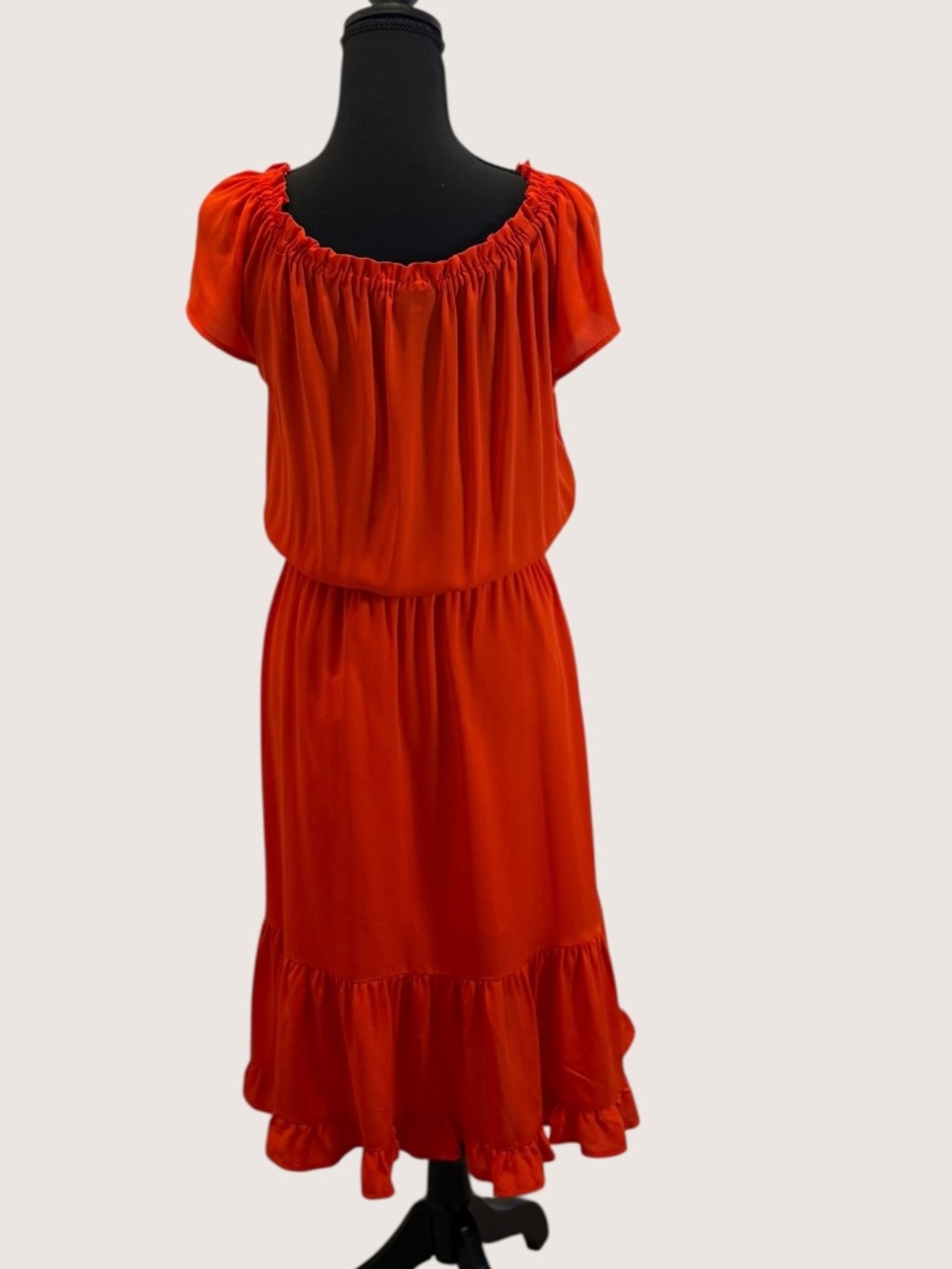 Red Orange Dress